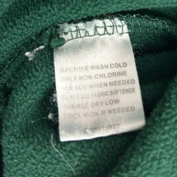 Johnnie-O Men's Green 1/4 Zip Fleece Pullover Sweater Size M - Picture 7 of 11